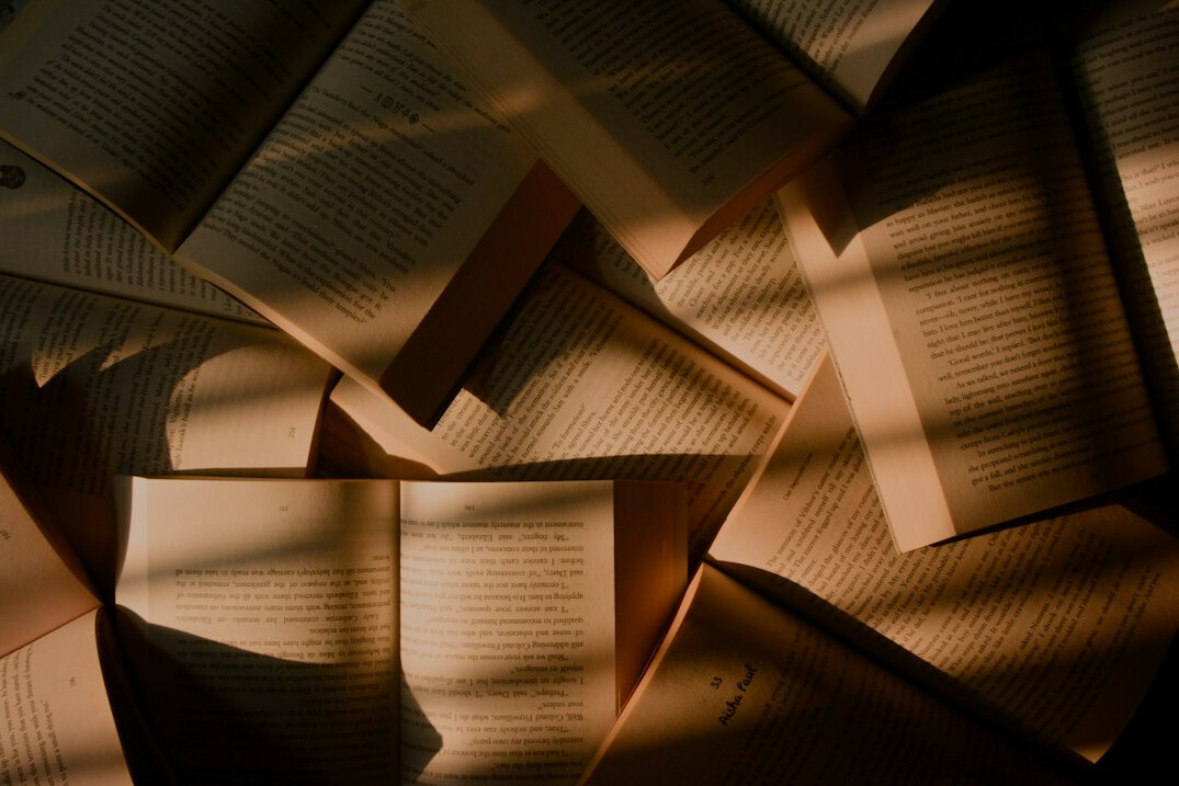 book pages turning